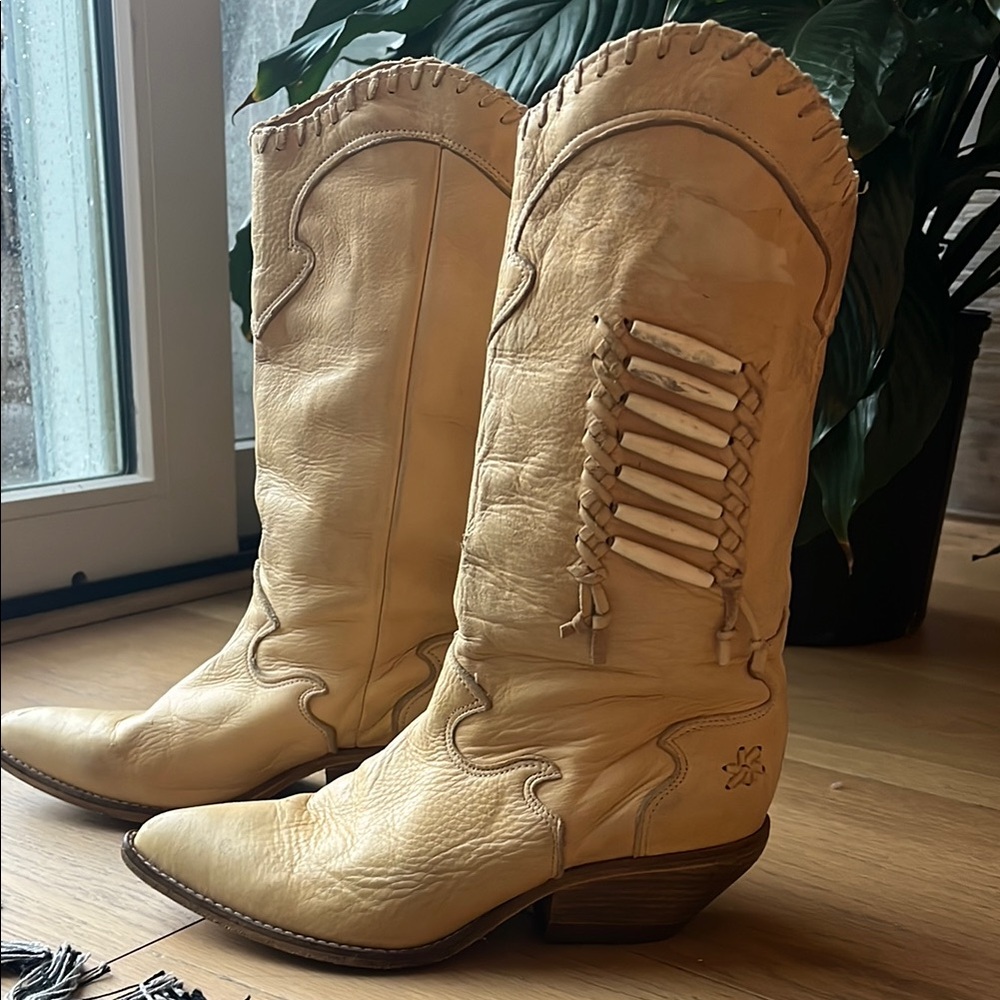 Vintage Zodiac Western Leather Boots
